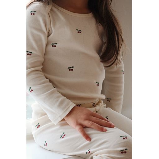 Konges Sløjd Langærmet Body, Cherry, 92 cm