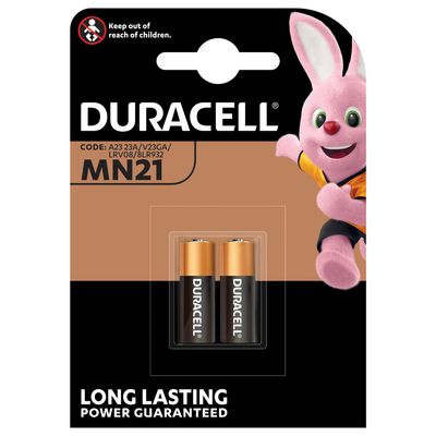 DURACELL MN21 - 2 piles alcalines spéciales - 12V