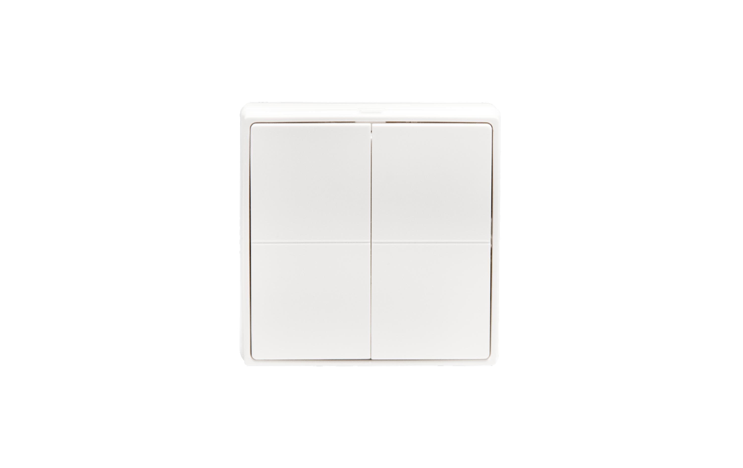 BLU Wall switch 4 weiss, stand aloneIntelligenter Vier-Tasten-Bluetooth-Schalter