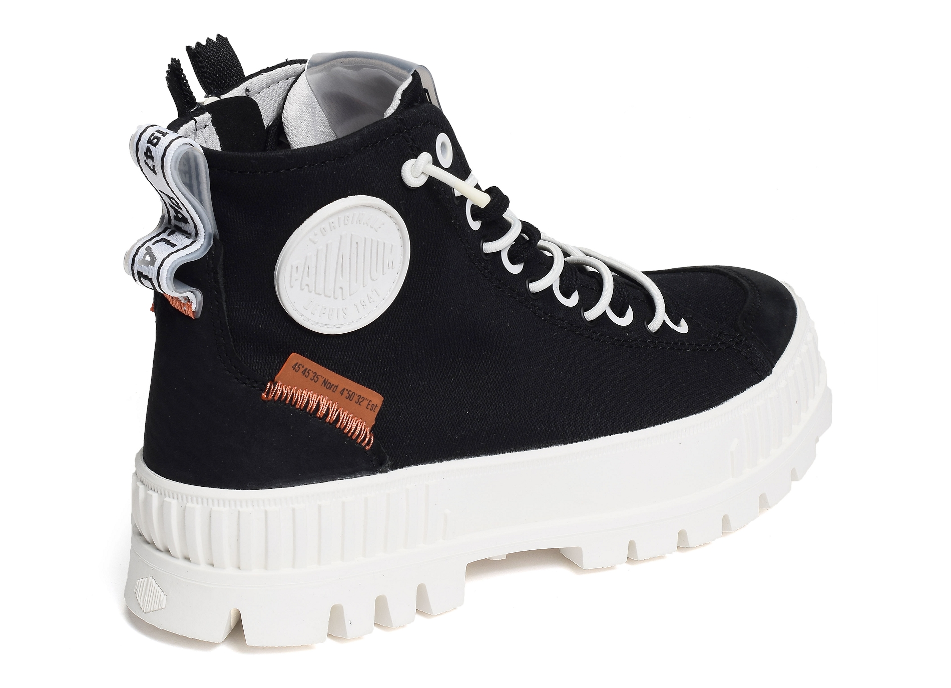Pallashock back zip noir