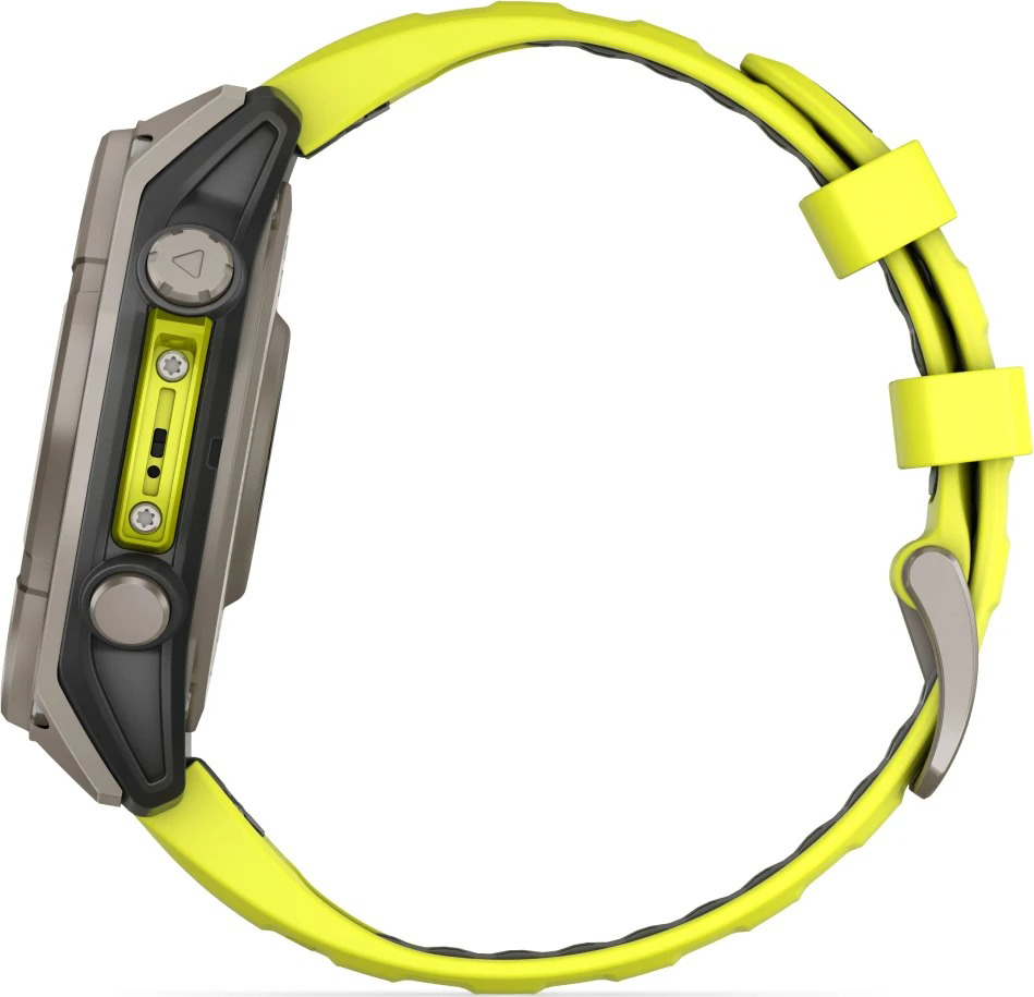 Fenix 8 - Solar Sapphire - 47mm Titanium/Yellow/Graphite