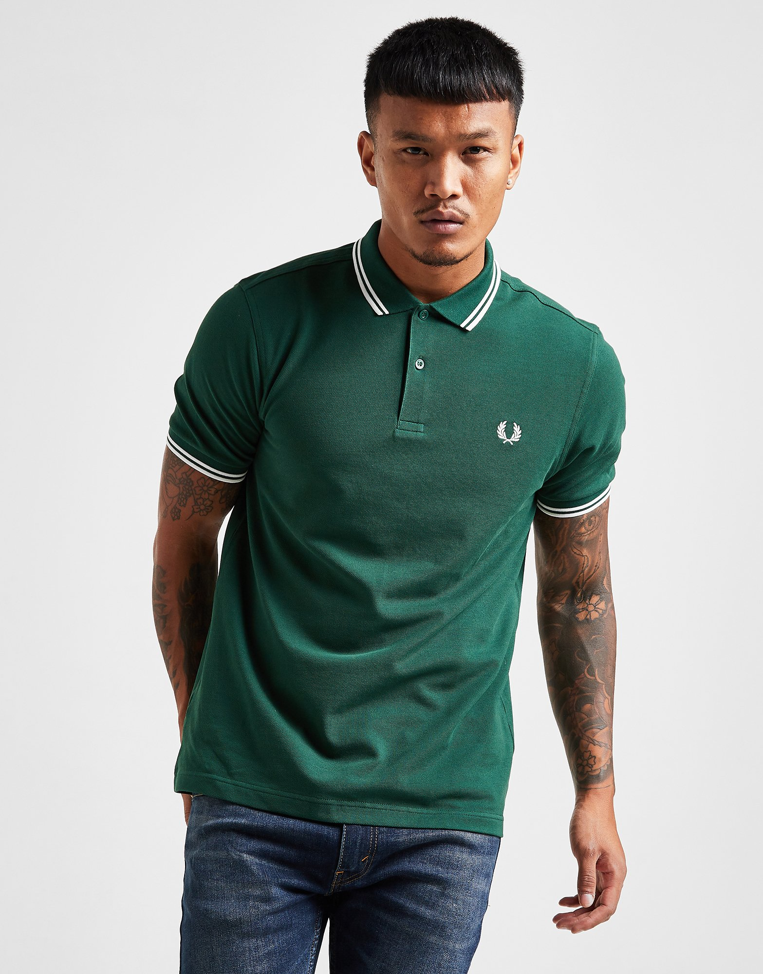 Fred Perry Polo Double Liseré Homme