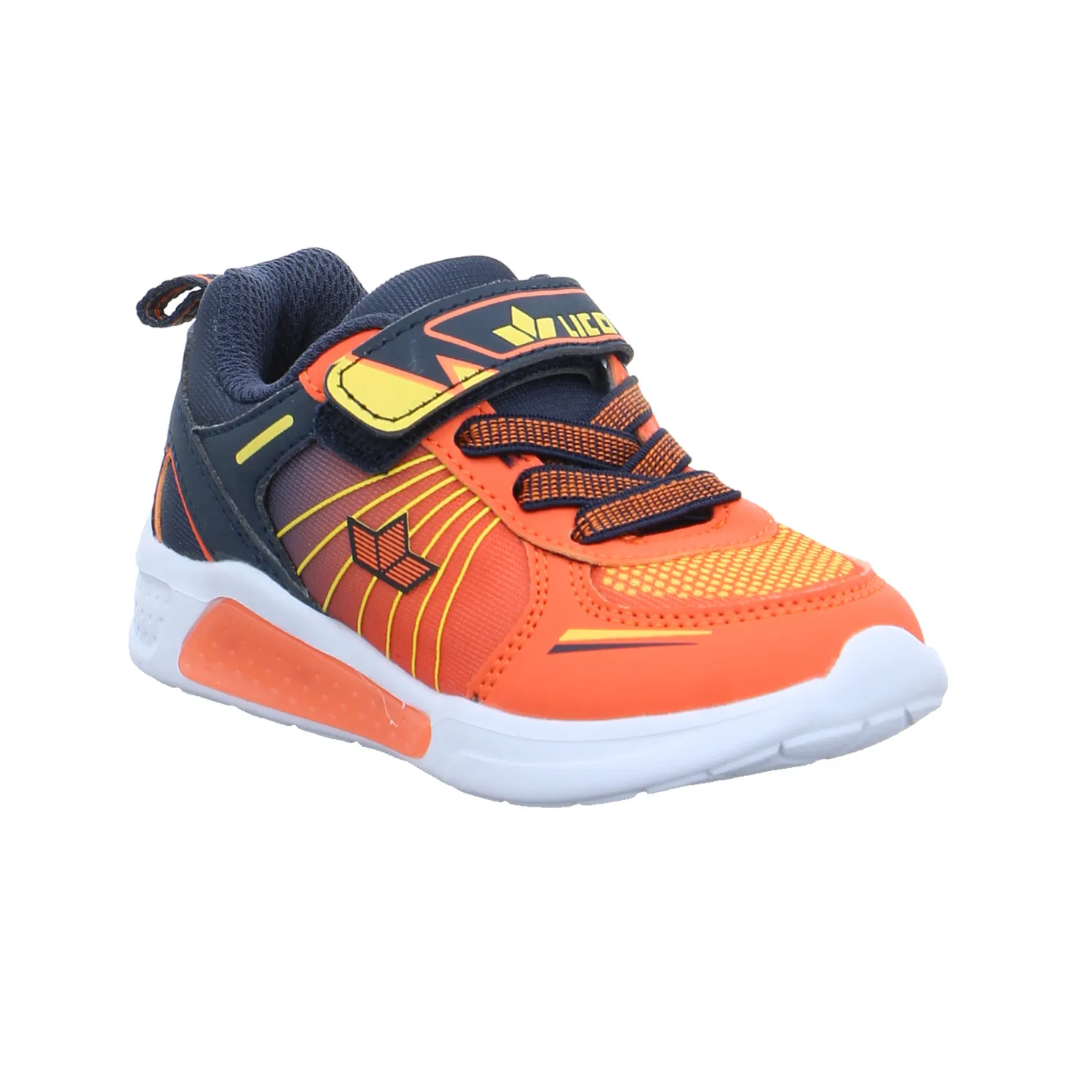 LICO Kleinkinder-Halbschuh Klett Orange Synthetik  Blinki