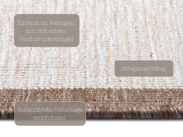 HANSE Home Teppich »Panama Wendeteppich« rechteckig 5 mm Höhe In-& Outdoor, Wetterfest, Balkon, Läufer, Wohnzimmer, Wasserfest