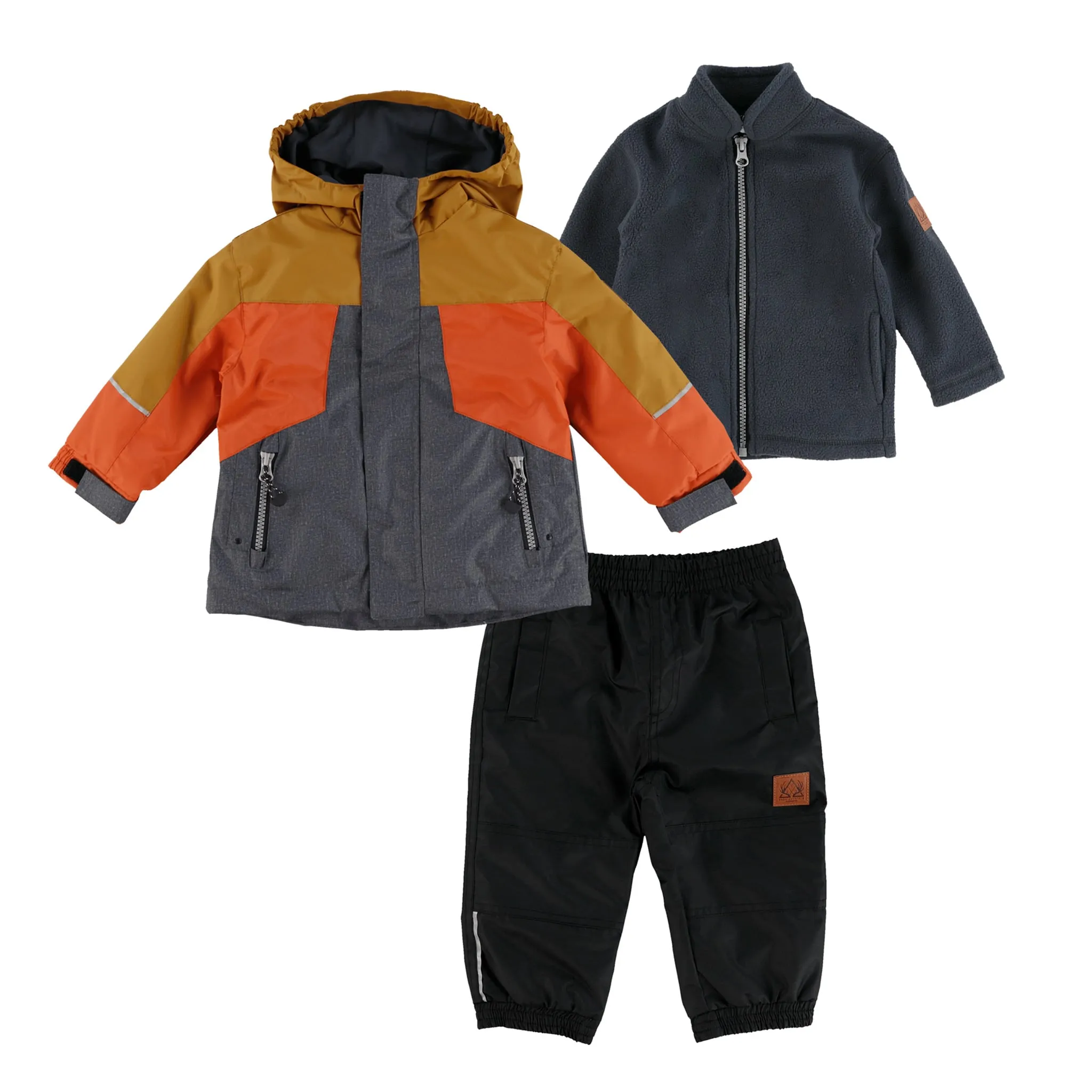 Deer Mountain Ensemble Extérieur 3-en-1 Colorblock 12-24mois