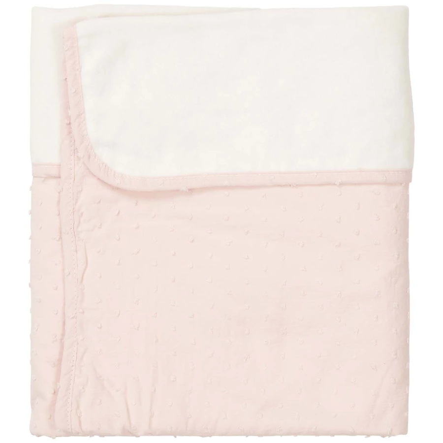 koeka Kinderdecke cotton Fleece Napa rosa