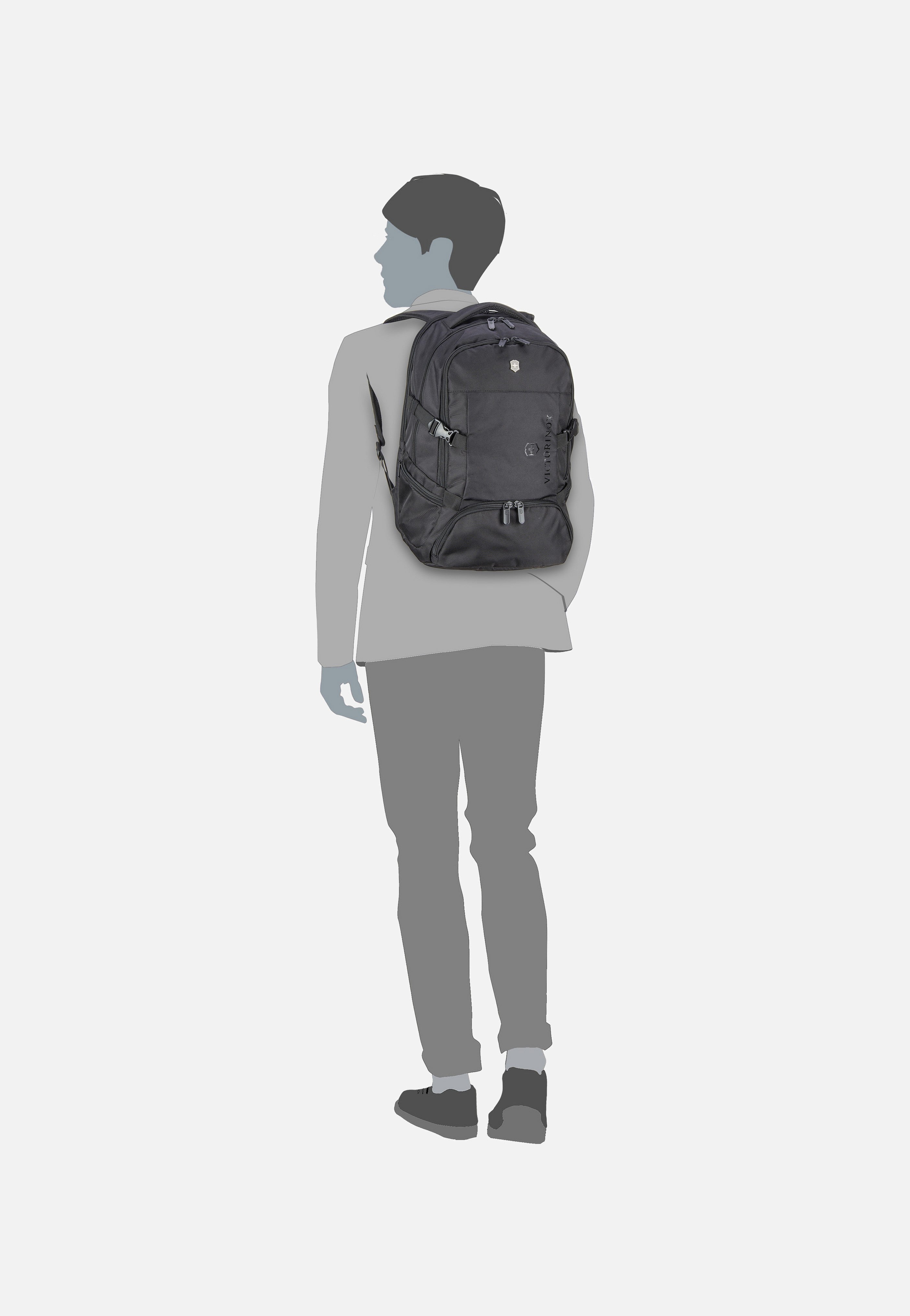 Vx Sport EVO Deluxe Backpack Black/Black - Rucksack