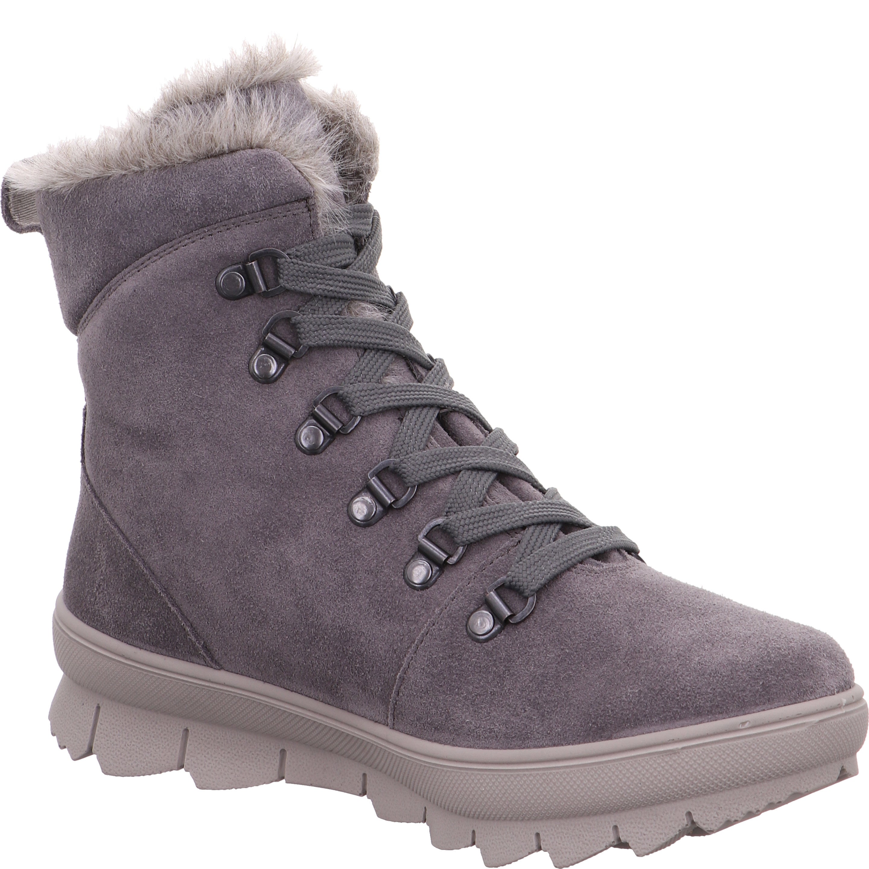 legero NOVARA Damen  Schnürboots mit Schnürung - Farbe: Fumo - Größe: 4.5