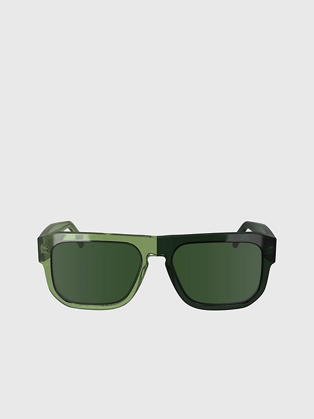 Óculos de Sol Retangulares Modificados CKJ24607S