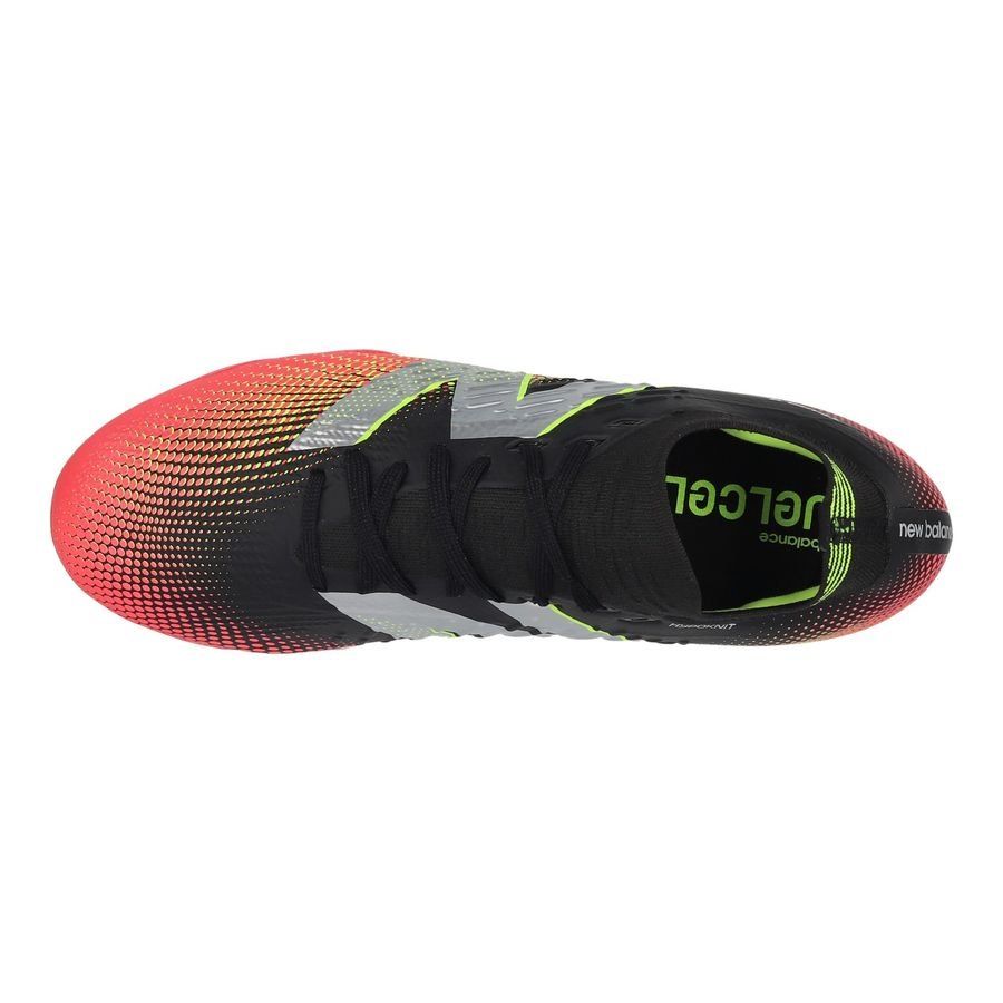 New Balance Tekela V4 Pro Low FG Flash Point - Noir/Rouge/Argenté