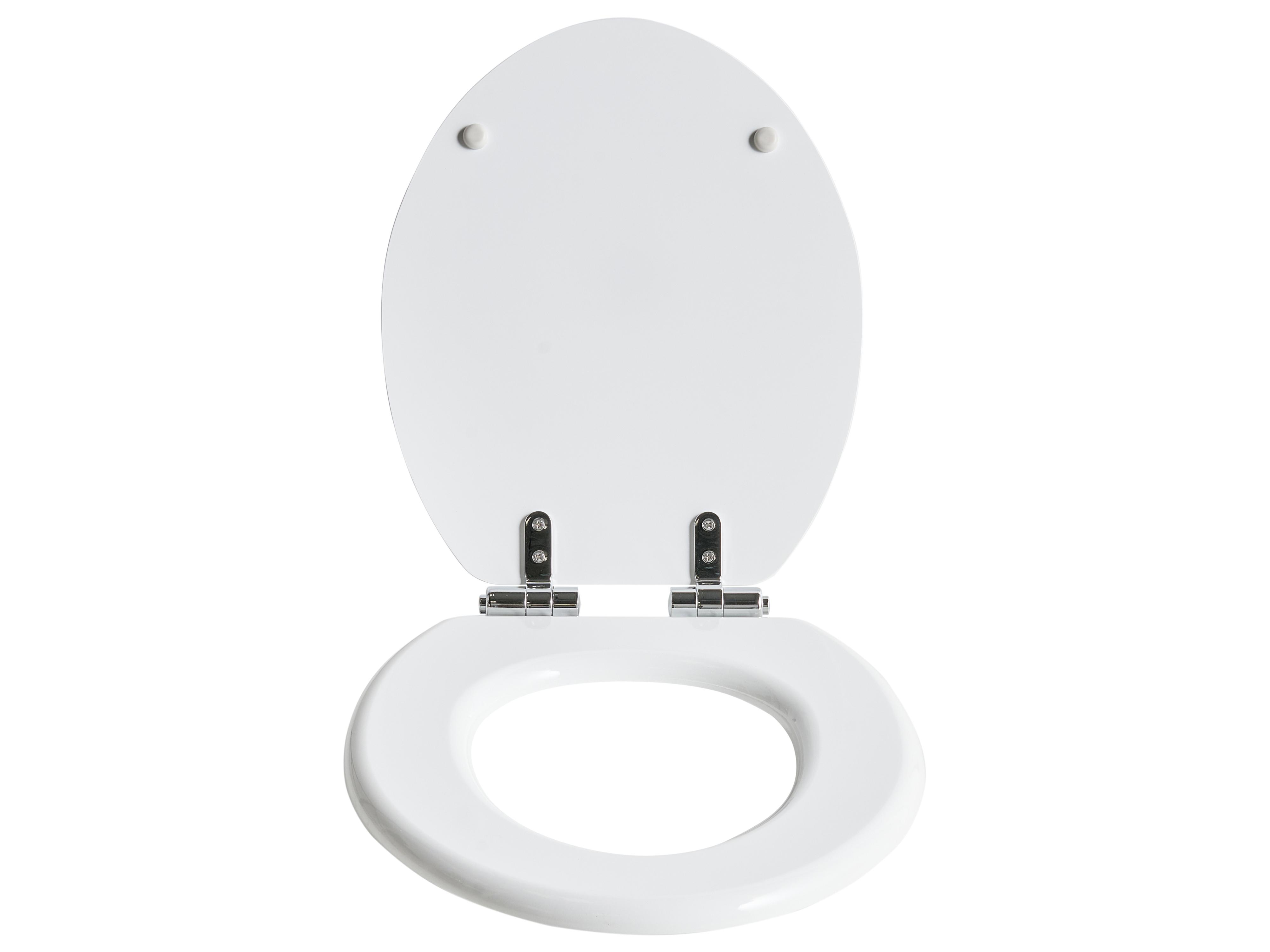 Toiletbril MAZARUNI soft-close MDF Wit