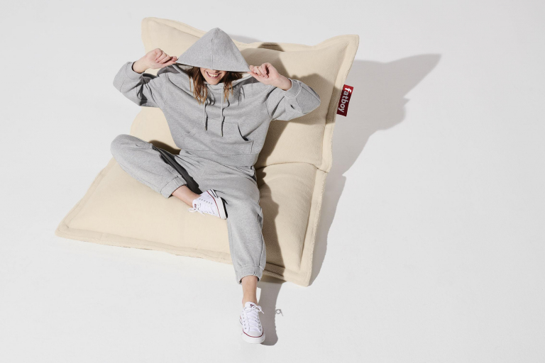 Fatboy Original Slim Teddy zitzak off-white