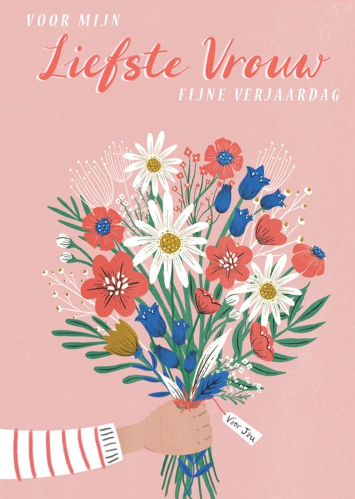 Dalia Clark Design | Verjaardagskaart | bloemen