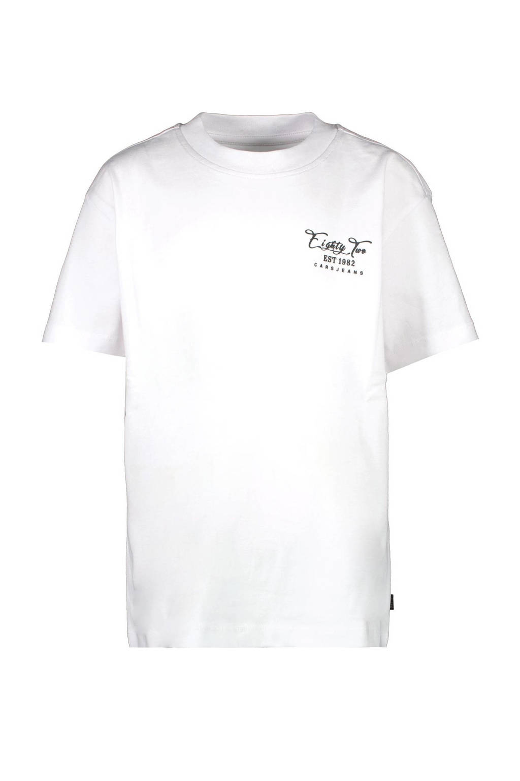 Cars T-shirt MEZZO met backprint wit