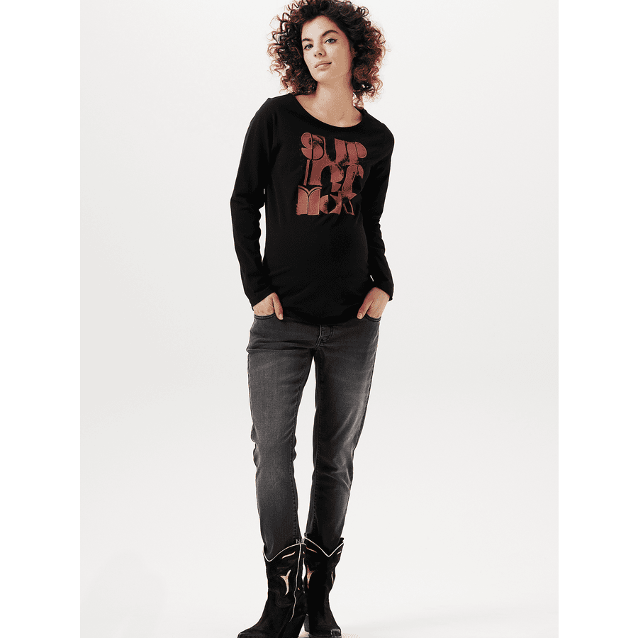 SUPERMOM Langarmshirt Cortez Black