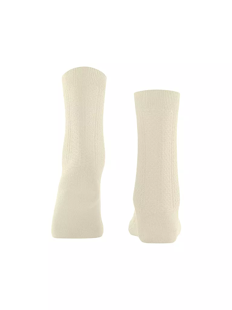 FALKE Socken NEEDLEPOINT off white creme