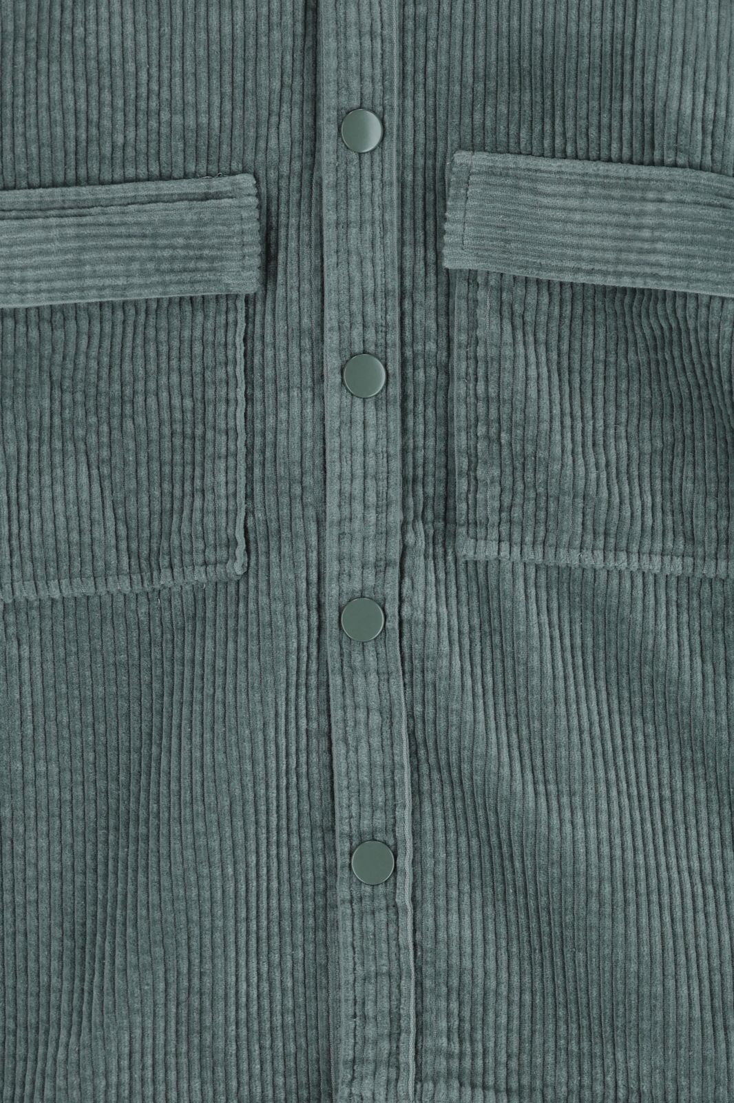 Blauw corduroy overhemd
