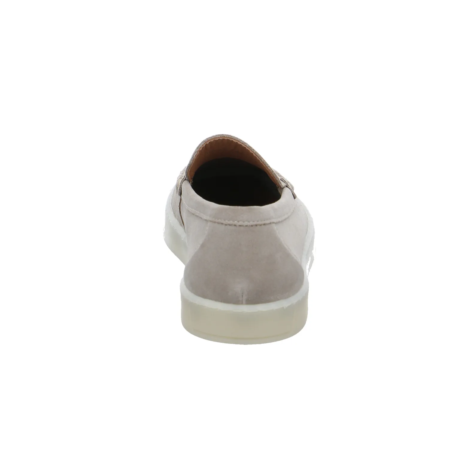 VAN DER LAAN Halbschuh Beige Leder