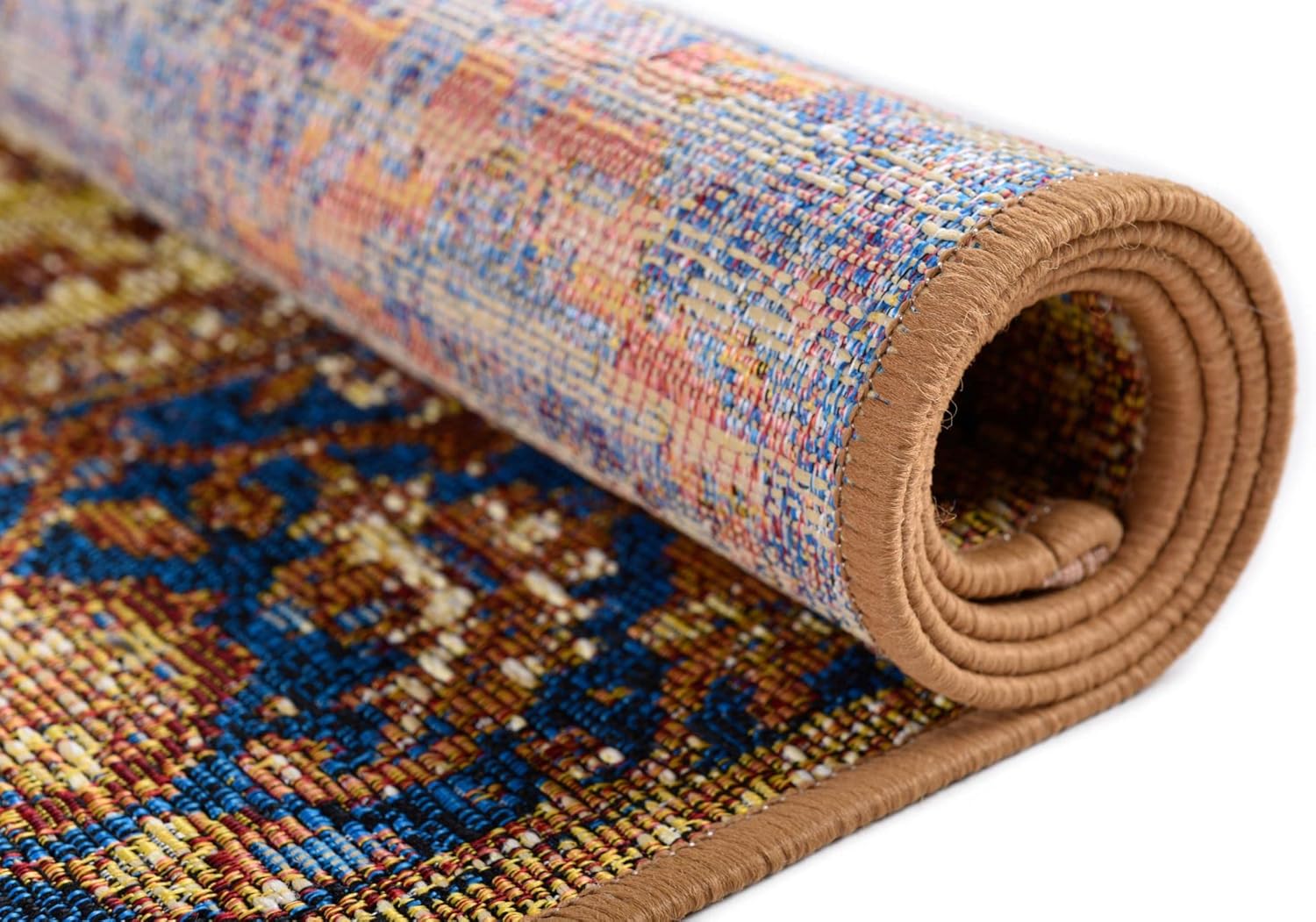 Funky Outdoor | Orient One | Teppich aus 76% Polypropylen / 24% Polyester | maschinell gewebt | Größe: 120 x 180 cm | Farbe: Gold | Tom Tailor |