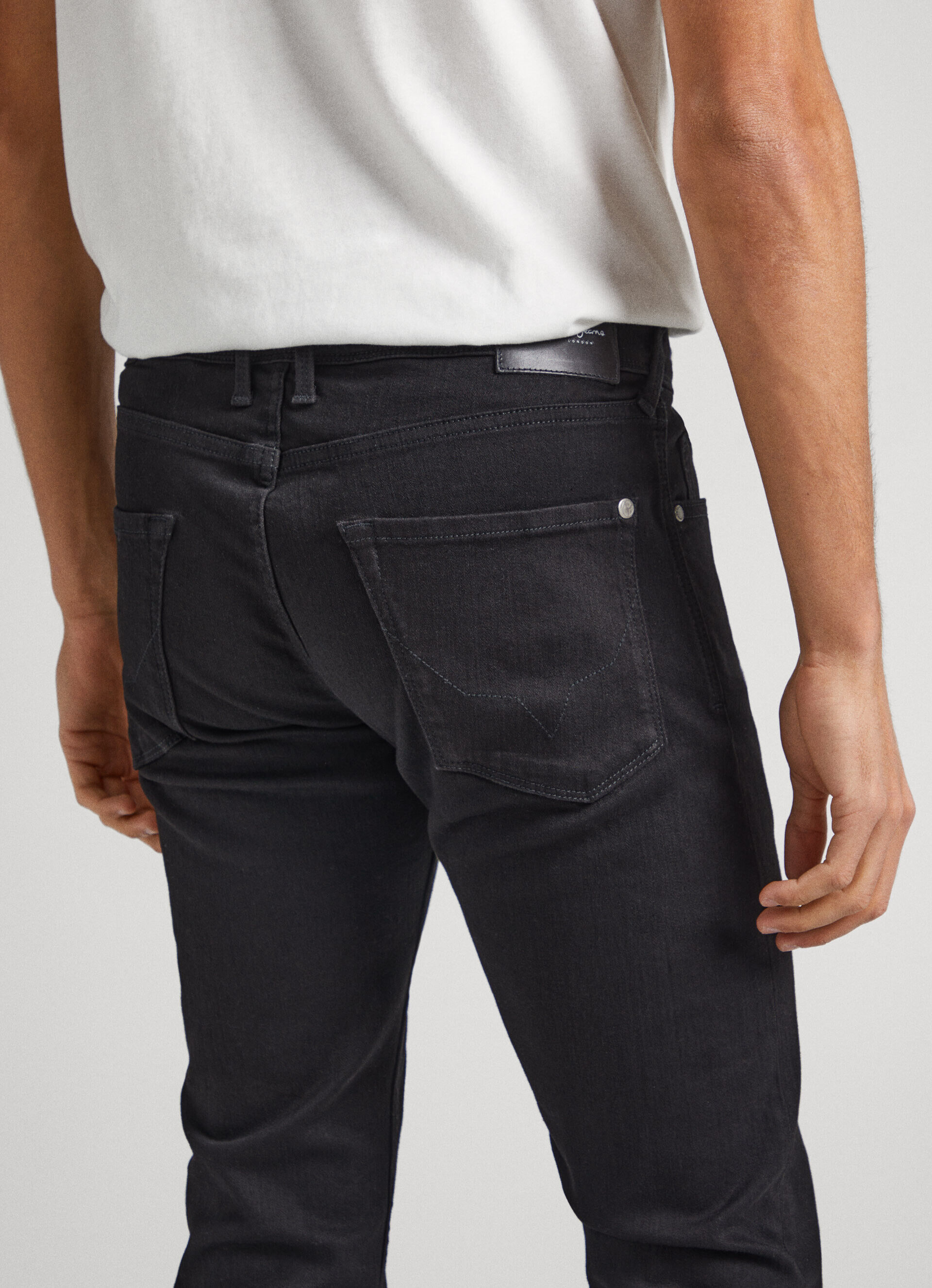 Calça jeans skinny de cintura baixa Jean Finsbury Fit - jeans