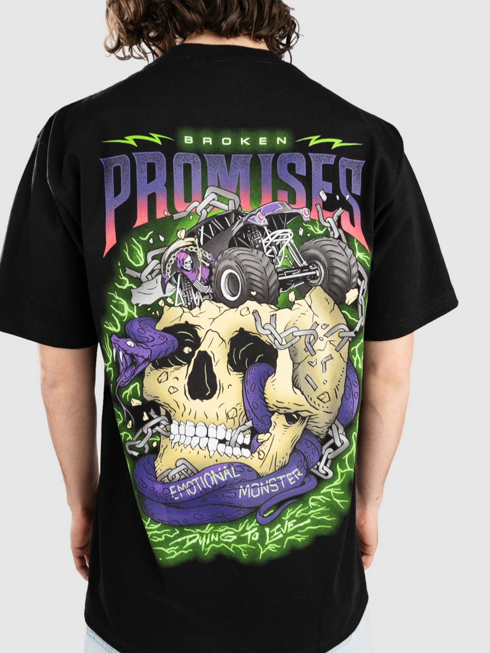 Broken Promises Skull Crusher T-Shirt black