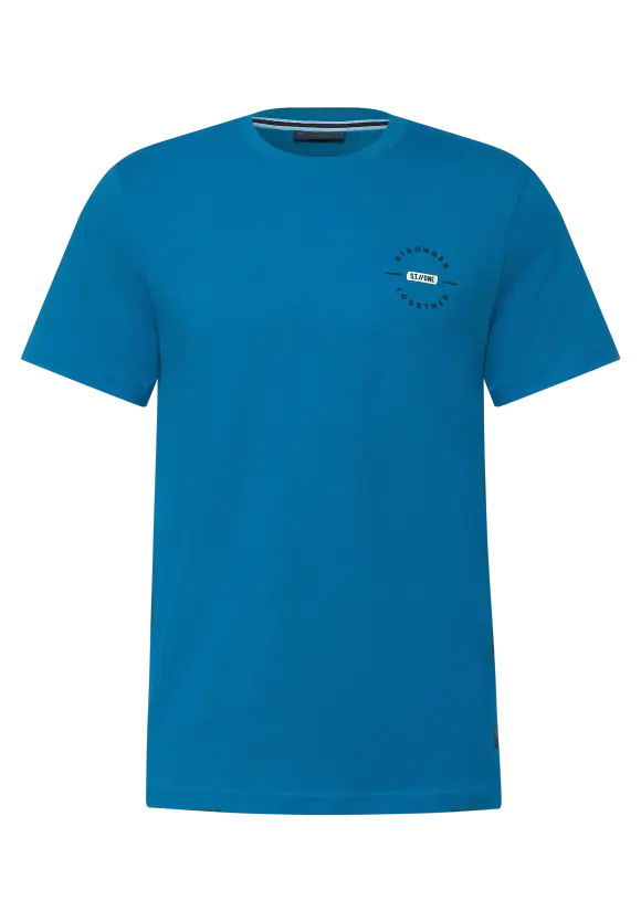 T-Shirt mit Prints - laguna blue