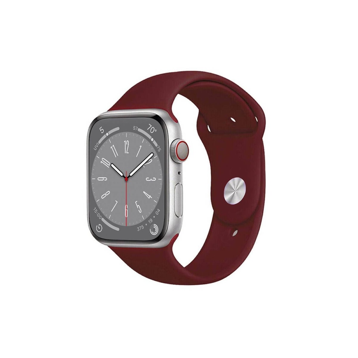 Sport Reim Apple Watch 8 (45mm) - Wine red