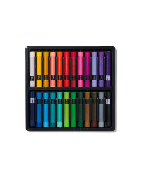 24 pastels à l’huile