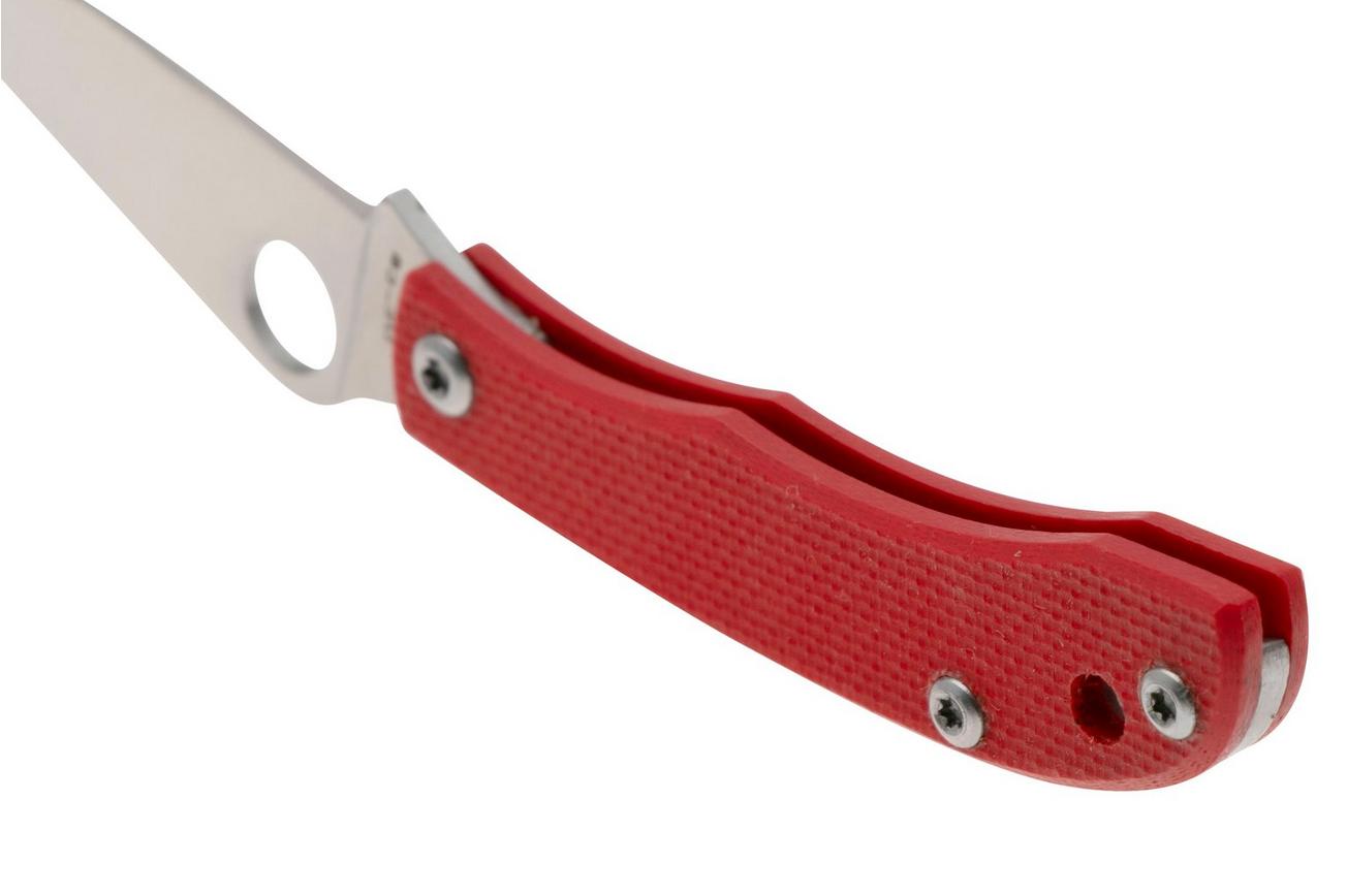 Spyderco Honeybee Red G10 C137GRDP sleutelhangerzakmes