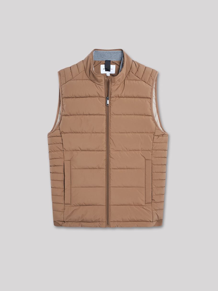 Gilet sans manches col montant