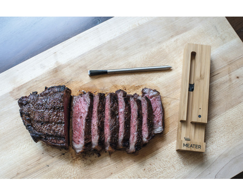 MEATER Vleesthermometer met 10 m Bluetooth-bereik, draadloze slimme vleesthermometer voor oven, grill, keuken en barbecue