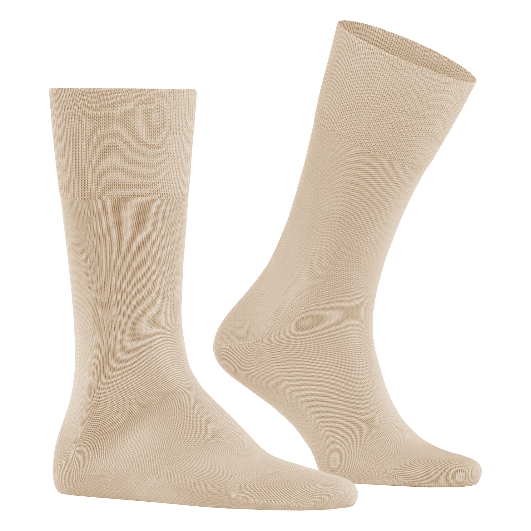 TIAGO - Chaussettes hautes en coton bio mélangé | Beige