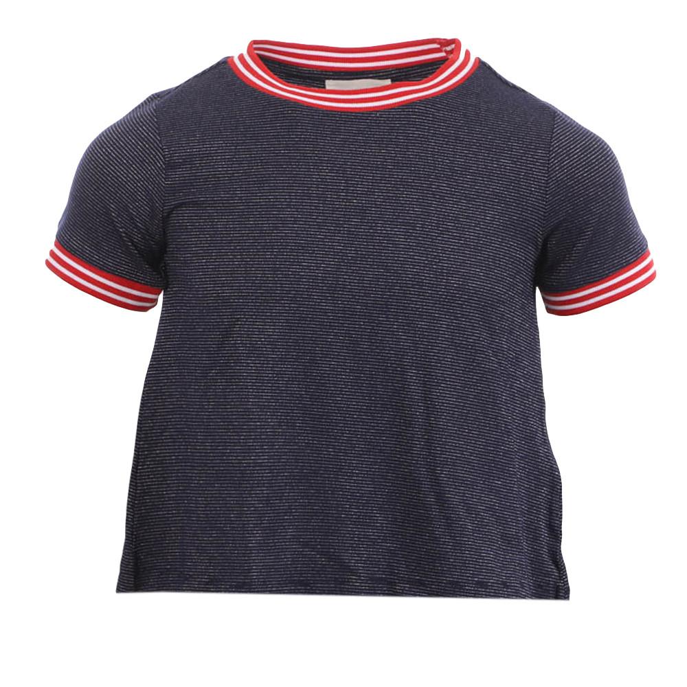 Teddy Smith T-shirt Marine/Rouge Fille Teddy Smith Tiba