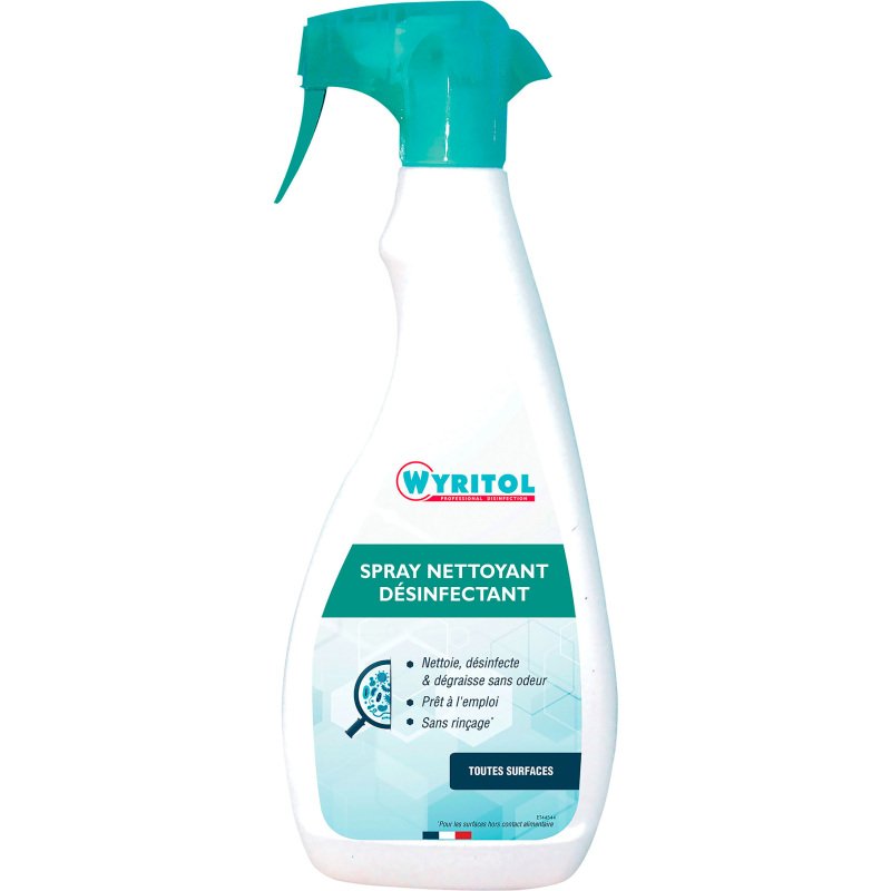 Désinfectant toutes surfaces Wyritol Professional Desinfection - Spray de 750 ml