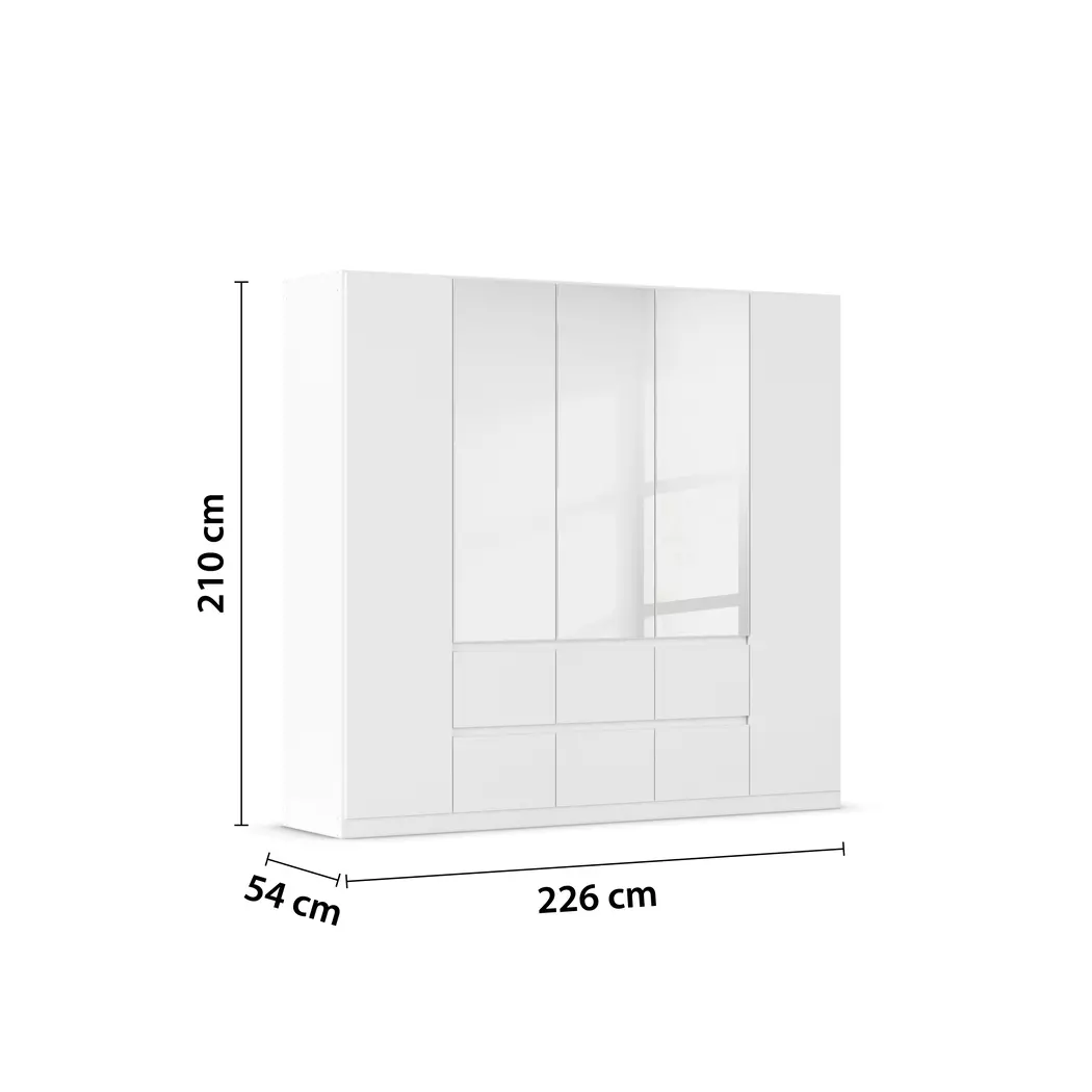 Kleiderschrank Mainz 226 x 210 cm