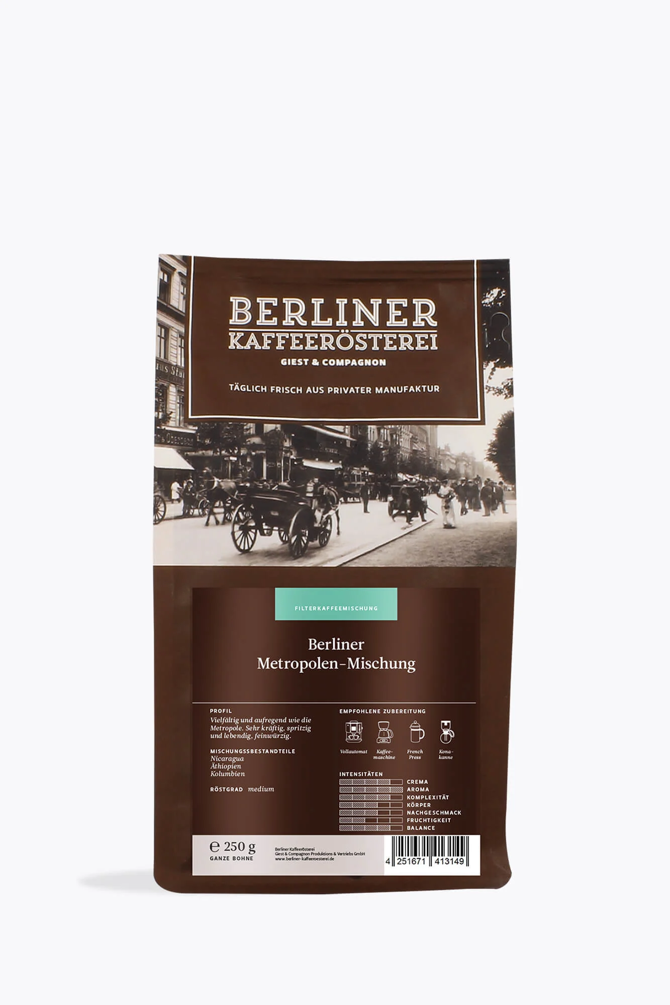 Berliner Kaffeerösterei Berliner Metropolen Mischung