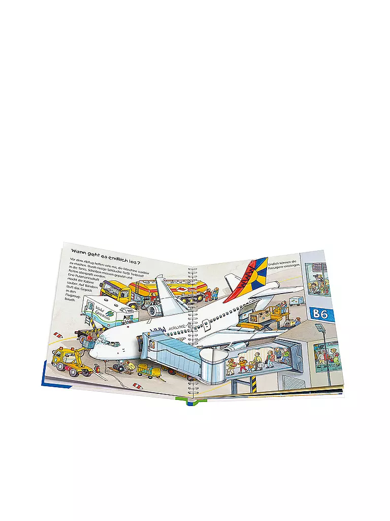 --- Buch - Wieso Weshalb Warum Junior - Der Flughafen Band 3 keine Farbe