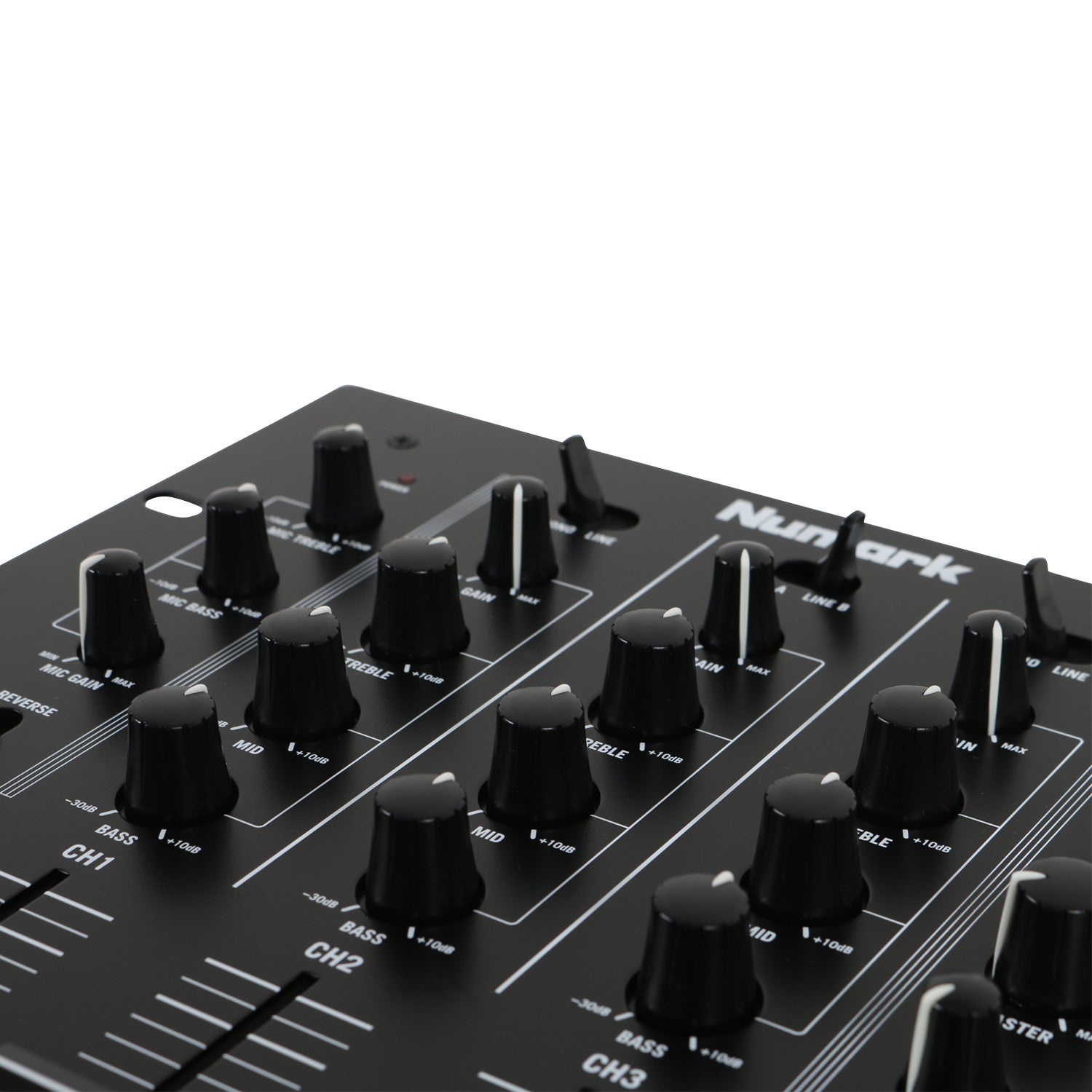 Numark M4 Total Black 3-kanaals scratch mixer