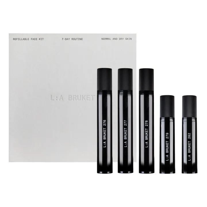 L:A BRUKET Kit de voyage rechargeable - Peau sèche