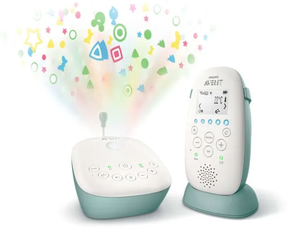 Philips AVENT SCD731 - Baby overvågningssystem - trådløs (DECT) LCD-monitor