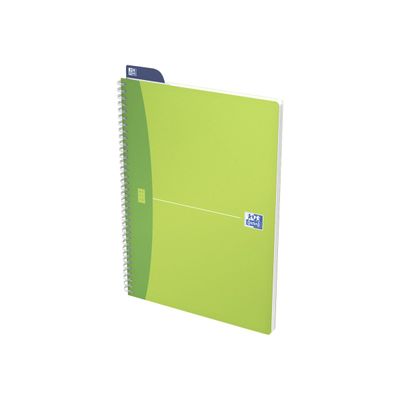 Oxford Office My Colours - Cahier polypro à spirale - A4 (21x29,7 cm) - 100 pages - petits carreaux (5x5 mm) - disponible dans différentes couleurs