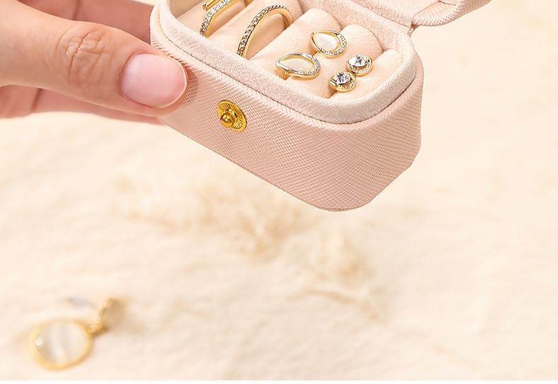 Worthbuy - Mini reissieradendoos van imitatieleer