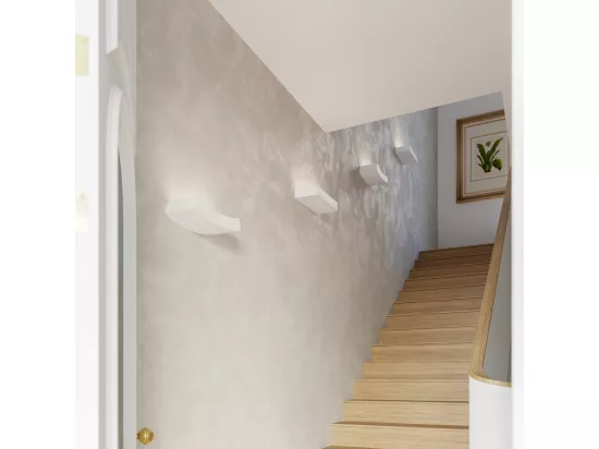 Sollux TAUGAN Applique Plaster Uplighters Blanc G9