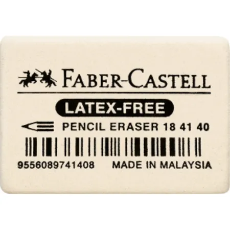 Faber-Castell Kautschuk-Radierer 7041-40, Latex-free