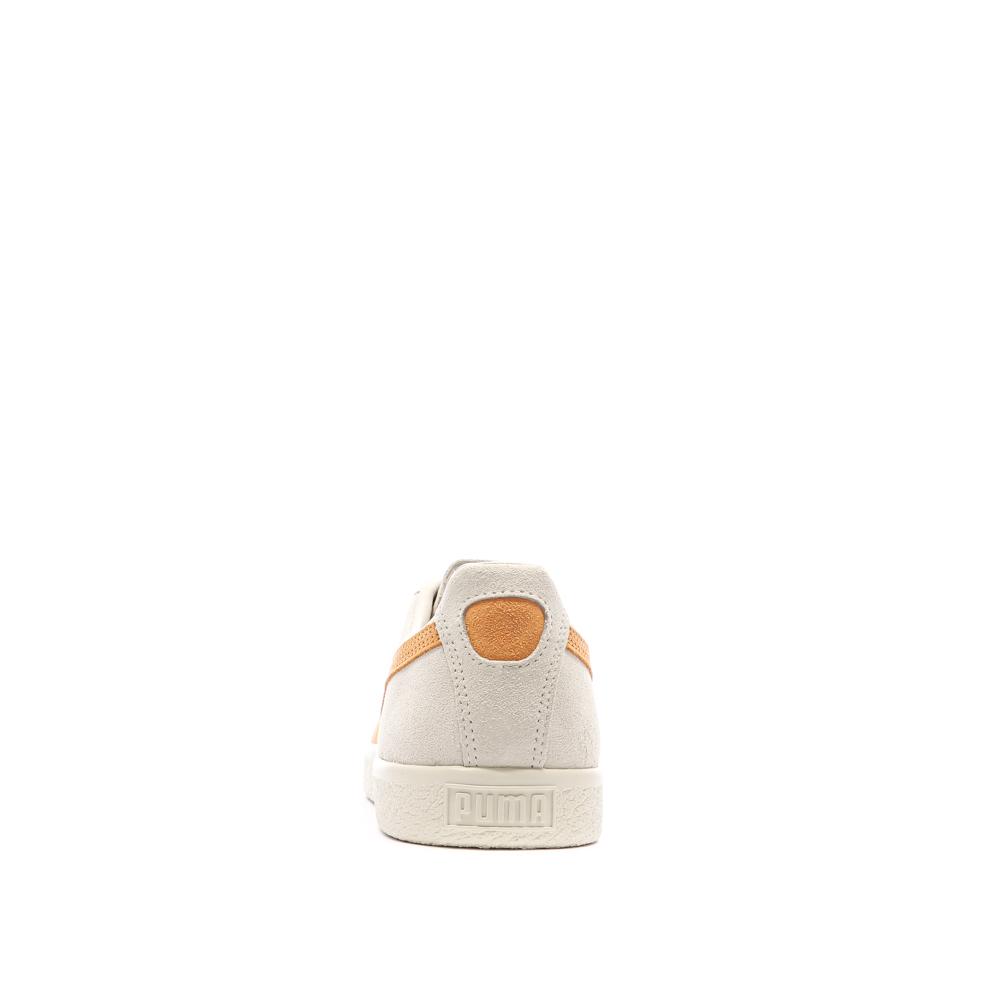 Puma Baskets Ecru/Orange Homme Puma Clyde Og