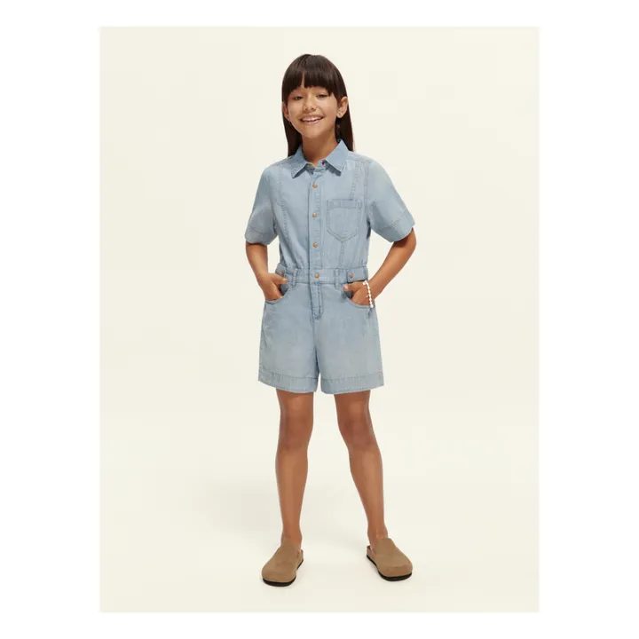 Scotch & Soda Combishort Lightweight | Denim clair