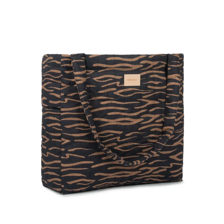 Nobodinoz - Hyde Park Tasche XXL, wasserfest, blue waves