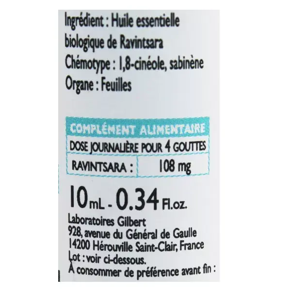Le Comptoir Aroma Ravintsara Óleo Essencial 10ml