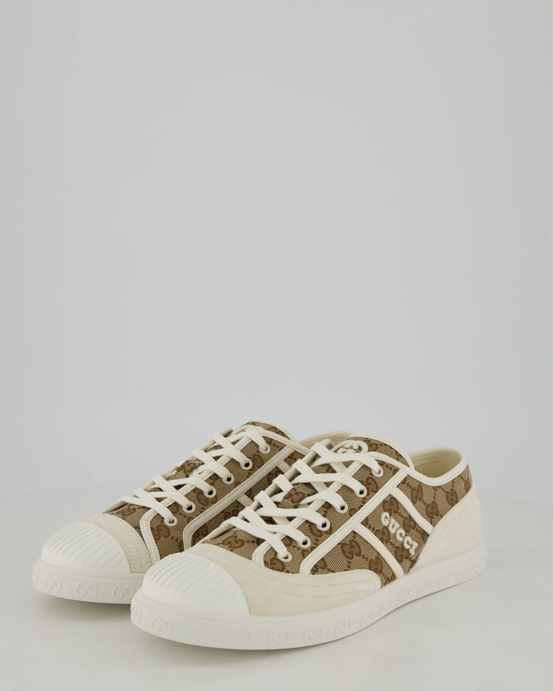 Gucci| Herren Sneaker GG CANVAS mit Wildleder
