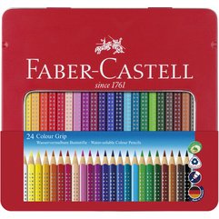 FABER-CASTELL Crayon de couleur Colour GRIP, étui de 24